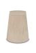 Handmade pet urn with pawprints in white slip