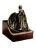 Angel funeral urn 'Enlightenment' bronze