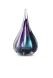 Glass teardrop keepsake ashes urn 'Sparkle'