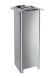 Modern stainless steel grave vase