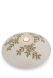 Hand painted bowl cremation ashes urn 'Pink blossoms'