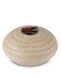 Hand made cremation urn for ashes with hearts