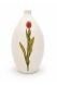 Hand-painted urn with tulip