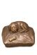 Dog cremation ashes urn 'Sleeping dog on pillow'