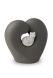 Grey cat urn