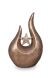 Ceramic art urn 'Eternal flame' with star