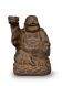 Laughing Buddha urn Bronze with candle holder