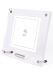 Acrylic glass photo frame with keepsake urn for ashes