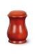 Mahogany wood cremation ashes urn