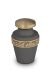 Brass keepsake cremation ashes urn 'Flowers'