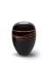 Fibreglass keepsake funeral urn 'Odine' with candle holder and orange strap