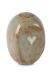 Ceramic keepsake urn with little heart sea green