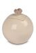 Ceramic keepsake urn 'Love' antique white