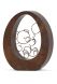 Bronze cremation ashes mini urn 'Oval Bear'
