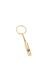 Keychain Cremation Ashes Urn Pendant 'Cylinder' with pawprint gilded