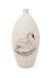 Small hand-painted art urn for ashes 'Swan'