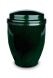 Cremation urn made from steel green