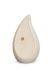 Teardrop cremation urn for ashes made of pinewood