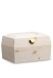 Wooden Urn for Ashes 'Ricordo' natural pine with golden heart