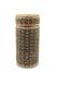 Handwoven wicker cremation urn for ashes - brown