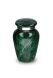Small cremation urn for ashes 'Elegance' green nature stone look