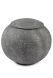Porcelain Cremation Urn for Ashes 'Sfera' beige-grey