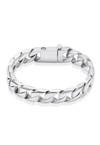 Stainless steel cremation ashes bracelet