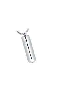 Stainless steel ashes pendant 'Tube' | SALE