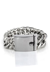 Calfskin ashes bracelet (925 sterling silver)