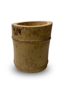 Bamboo cremation ashes mini urn Small