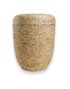Biodegradable 'Classic' urn made from spelt husks