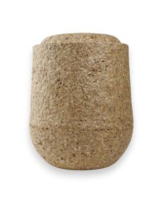 Biodegradable 'Resonance' urn made from spelt husks