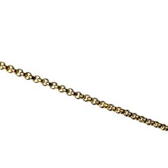 Gold plated stainless steel necklace