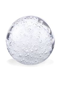 Crystal glass keepsake urn 'Drop'