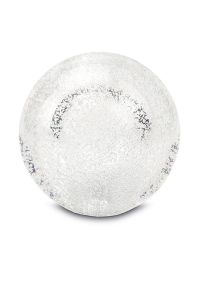 Crystal glass keepsake urn 'Drop'