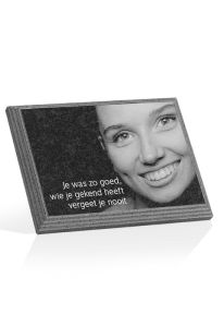 Granite photo block