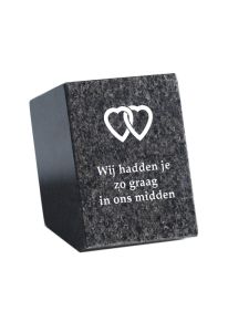 Memorial stone 'Two hearts one love'