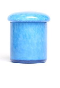 Glass keepsake cremation ashes urn