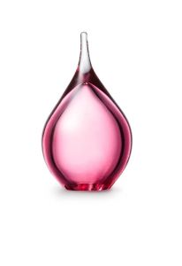 Teardrop glass keepsake urn 'Memorie'