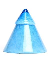 Glass Memorial Keepsake Urn – Pyramid Design