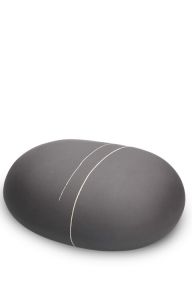 Handmade funeral urn 'boulder / rock'