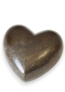 Bronze Urn for Ashes 'Heart'
