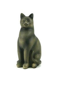 Sable coloured cat urn