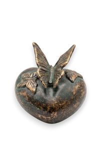 Cremation ashes keepsake urn with butterfly
