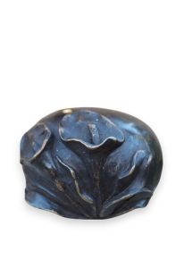 Cremation ashes keepsake urn with flower