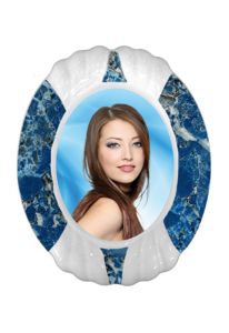 Porcelain photo tombstone grave monument