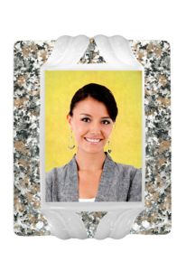 Porcelain photo tombstone grave monument