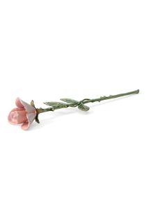 Pink rose keepsake cremation ashes urn
