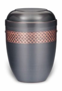 Cremation urn made from copper