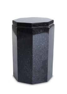 Nature stone funeral urn in different types of granite